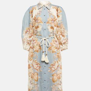 Alemais STYLE Blythe Linen Shirt Dress US 8/10